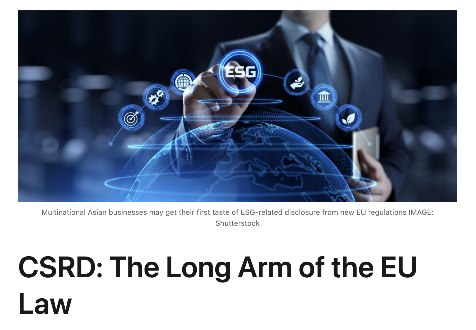 [Blogs] Leading for Sustainabilty: Exploring the Effects of EU's CSRD Policyのサムネイル