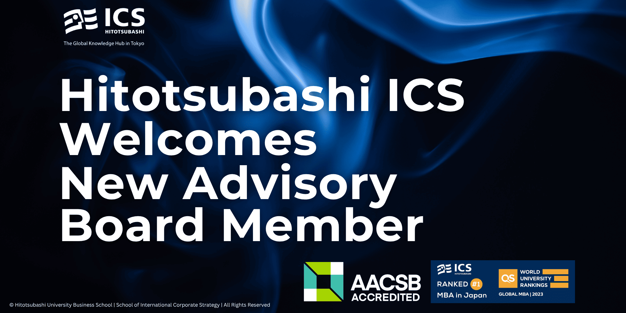 Hitotsubashi ICS Welcomes New Advisory Board Memberのサムネイル