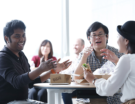 A class truly diverse, combining not only different cultural backgounds but professional experiences
